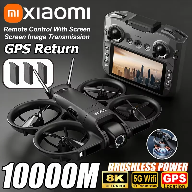 Drone Multispectral - Xiaomi Z906 Drone 8K Aerial HD