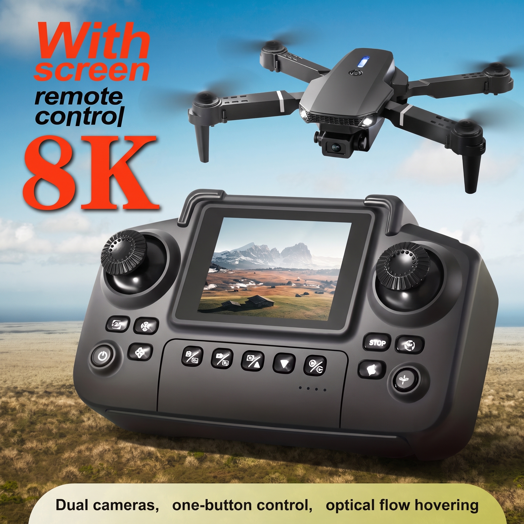 Drone Cinematic - The 2026 Upgraded E88PRO MAX Foldable