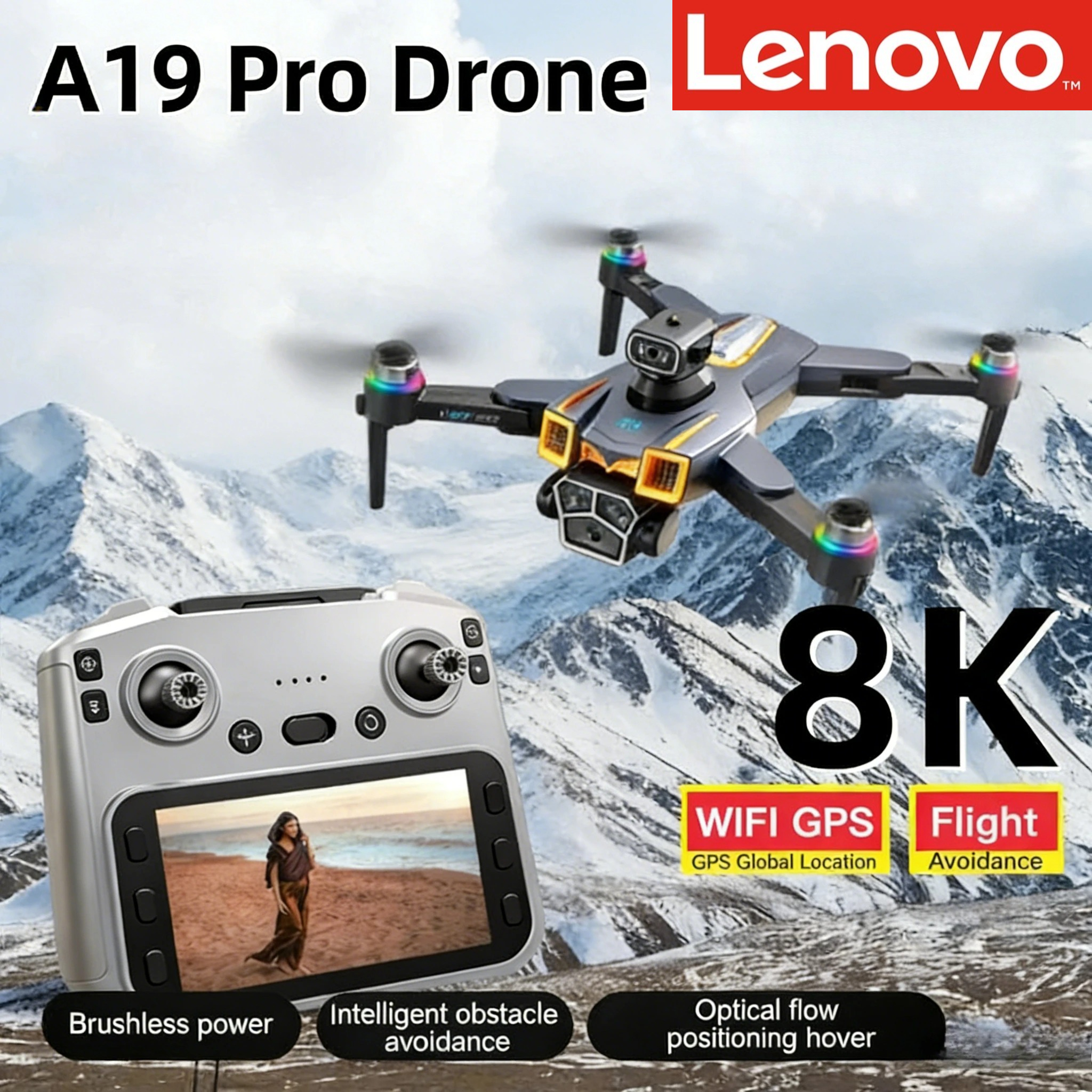 Drone Mapping - Lenovo A19 PRO Drone 8K Aerial