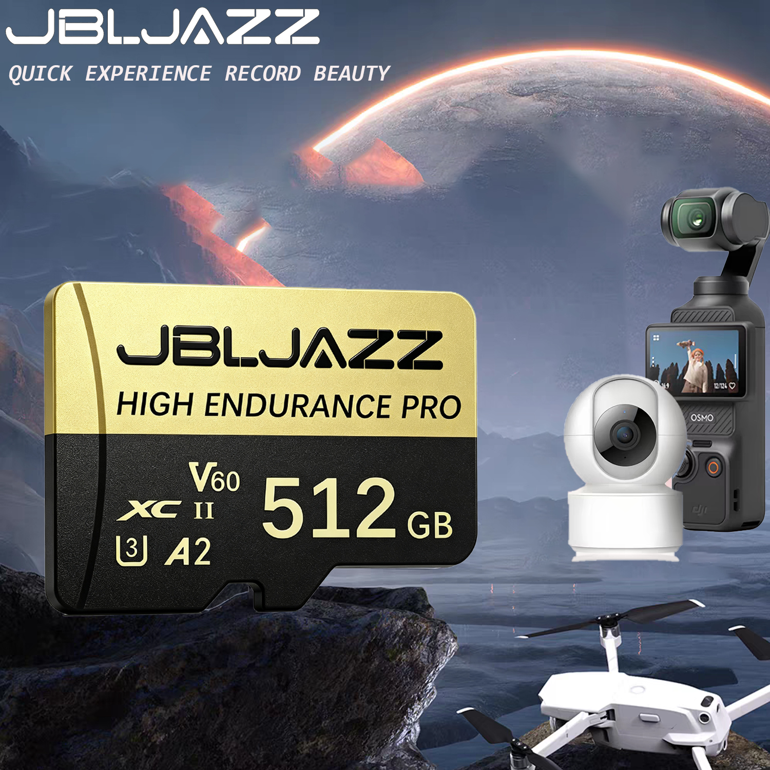 Drone Video Production - 128GB 256GB Memory Card Class10 A2