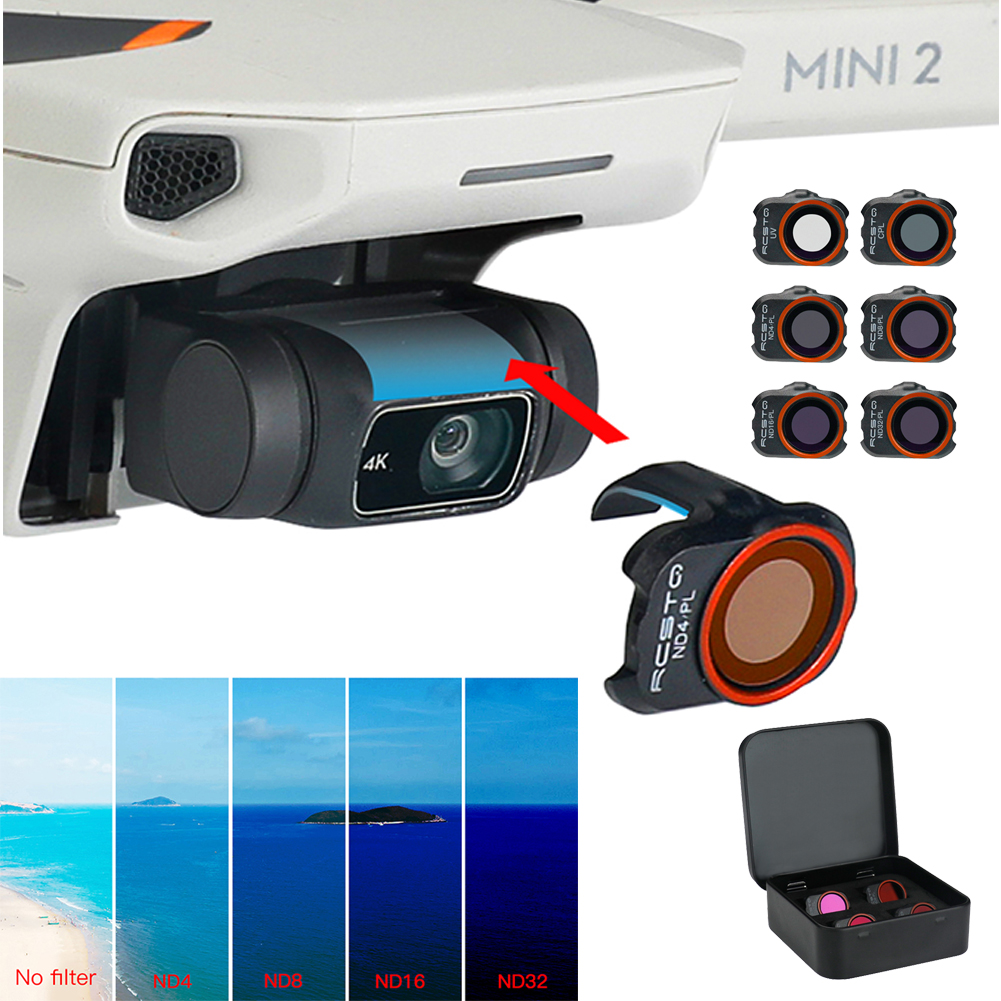 DJI Mini 2 Camera Lens Filter  - مراجعة Drone Ndvi وسعره