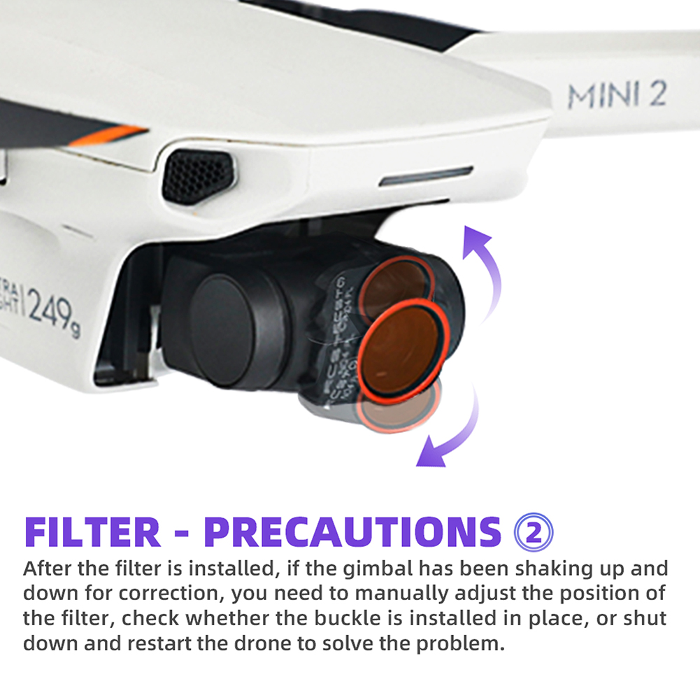 DJI Mini 2 Camera Lens Filter  - مراجعة Drone Ndvi وسعره
