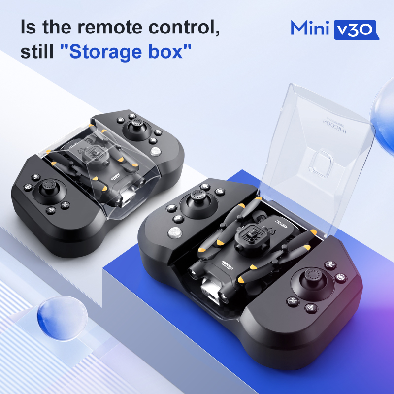 Mini V30 WiFi FPV Drone With 4 - مراجعة Drone Cinematic وسعره