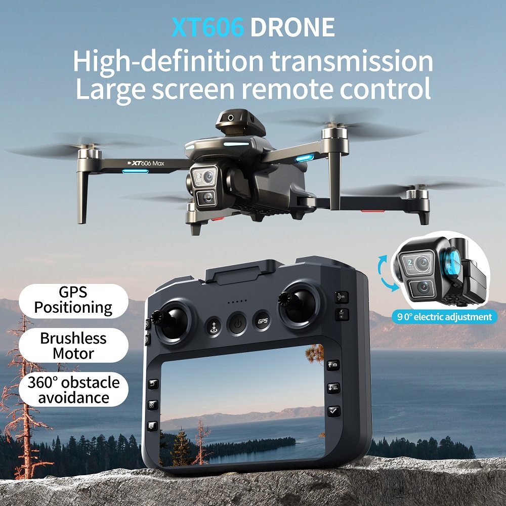 XT606 MAX 3 battery Drone 4k 8 - مراجعة Drone Mapping وسعره