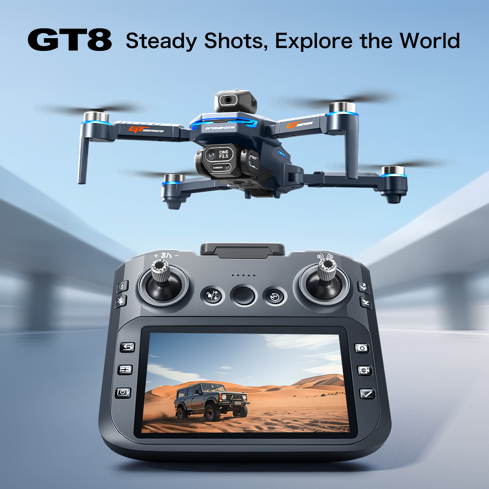 GT8 Max Foldable Drone 8K HD P - مراجعة Drone Mapping وسعره