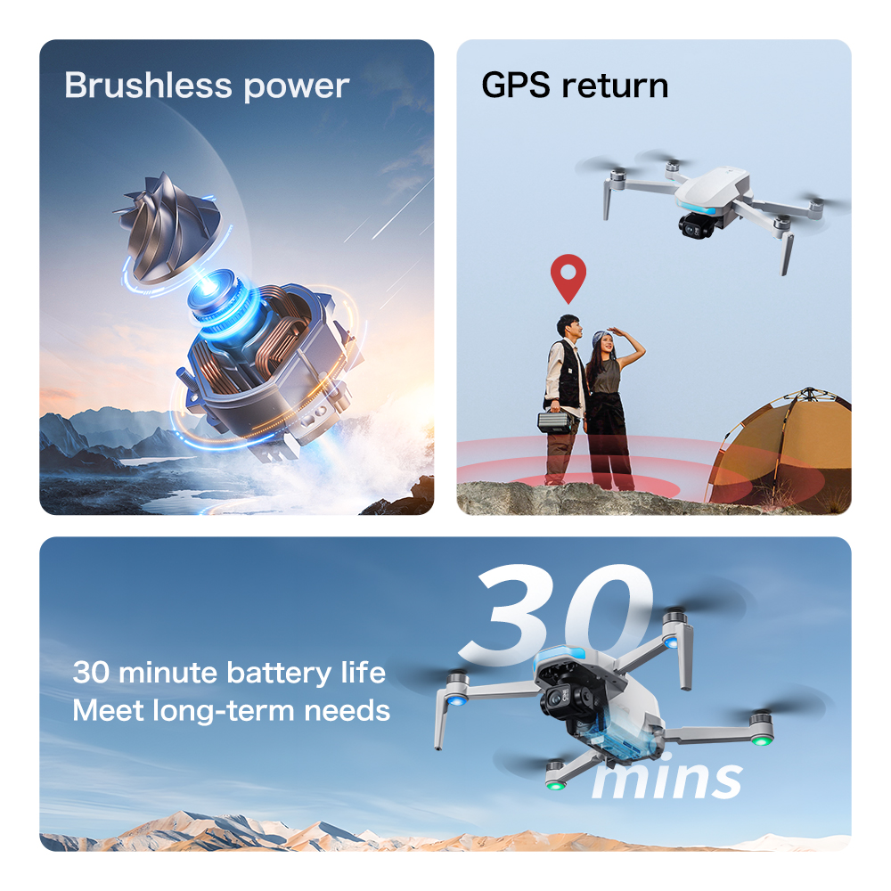 S-X1 MAX GPS Drone with 3-Axis - مراجعة Drone Surveying وسعره