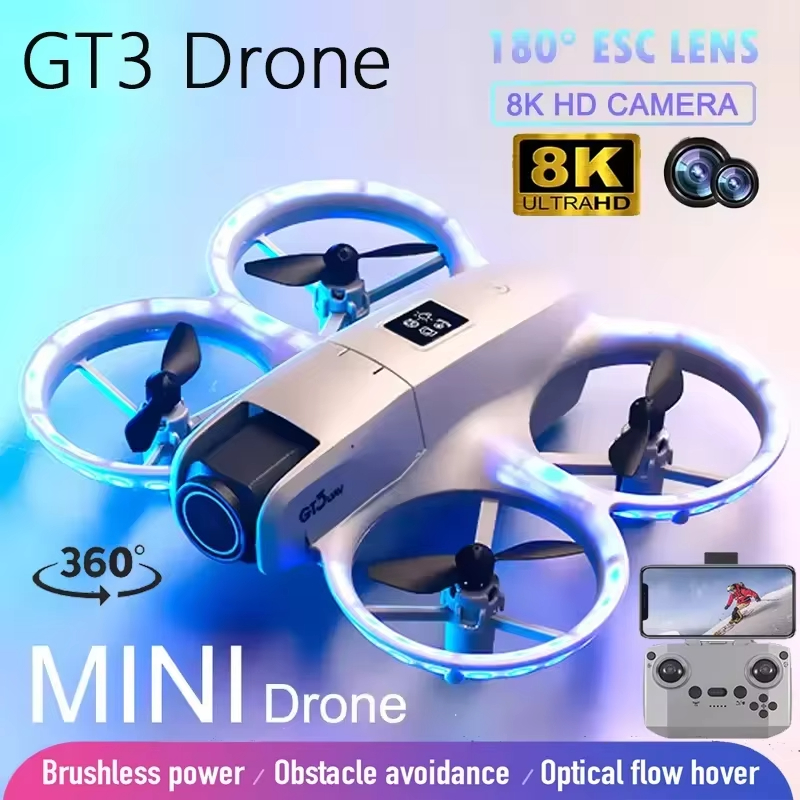 NEW GT3 Mini Drone 8K HD Dual  - مراجعة Drone Video Production وسعره