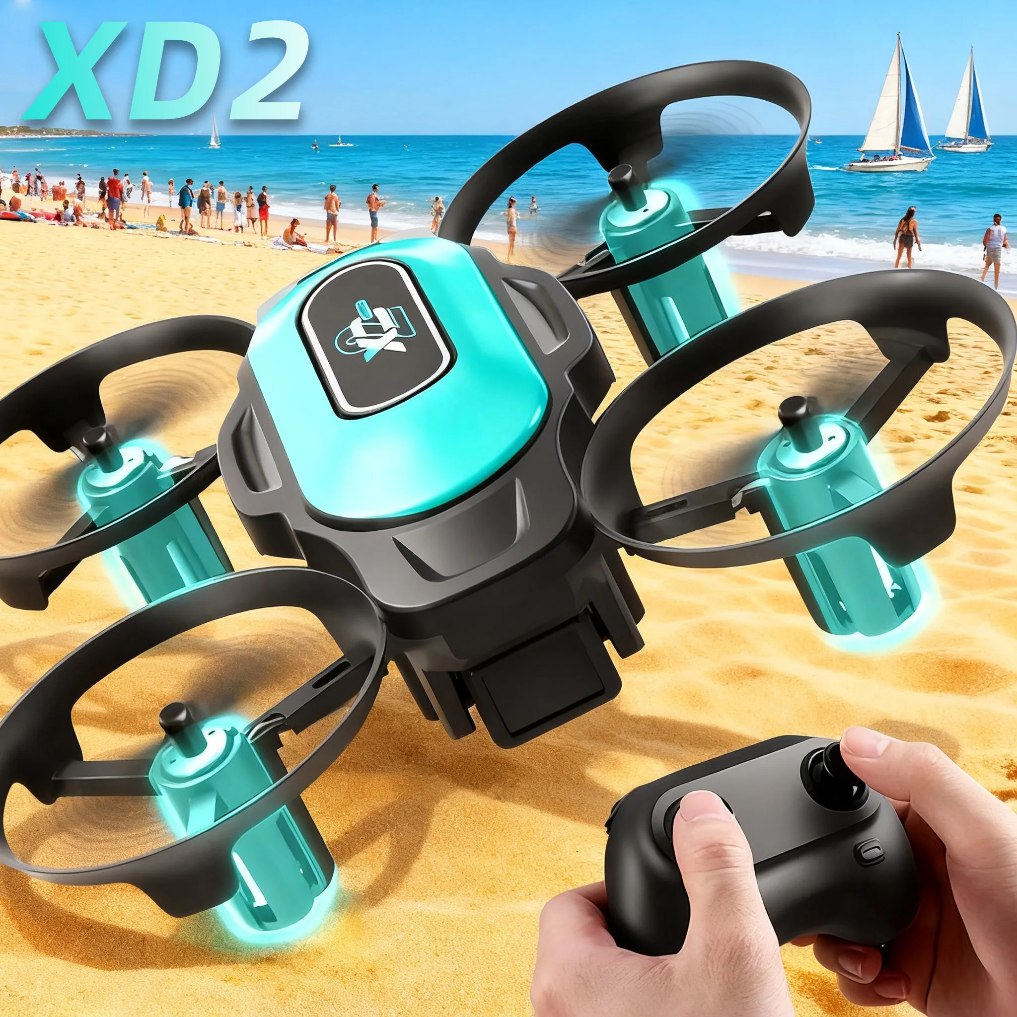XD2 Mini Drone, 360° Stunt Fli - مراجعة Drone Cinematic وسعره