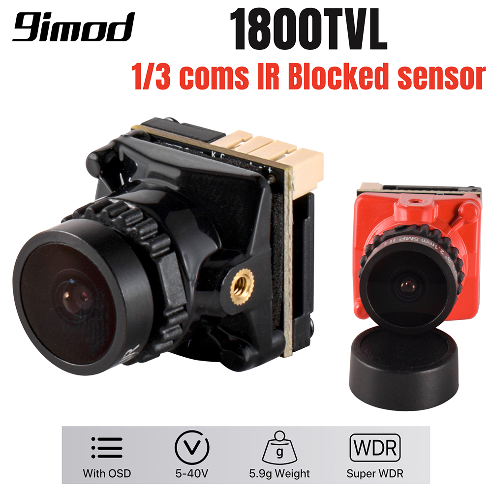 9IMOD Mini FPV Camera 1800TVL  - مراجعة Drone Video Production وسعره
