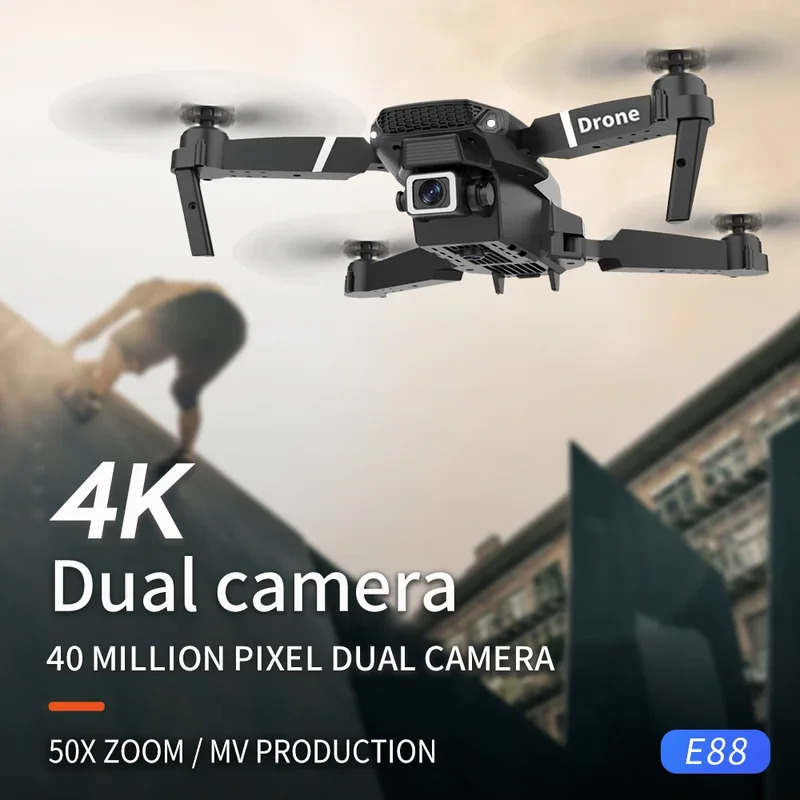 E88 ProIntelligent Folding Dro - مراجعة Drone Cinematic وسعره