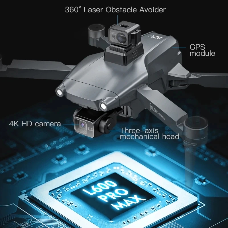 L600 PRO MAX GPS Drone Profess - مراجعة Drone Surveying وسعره