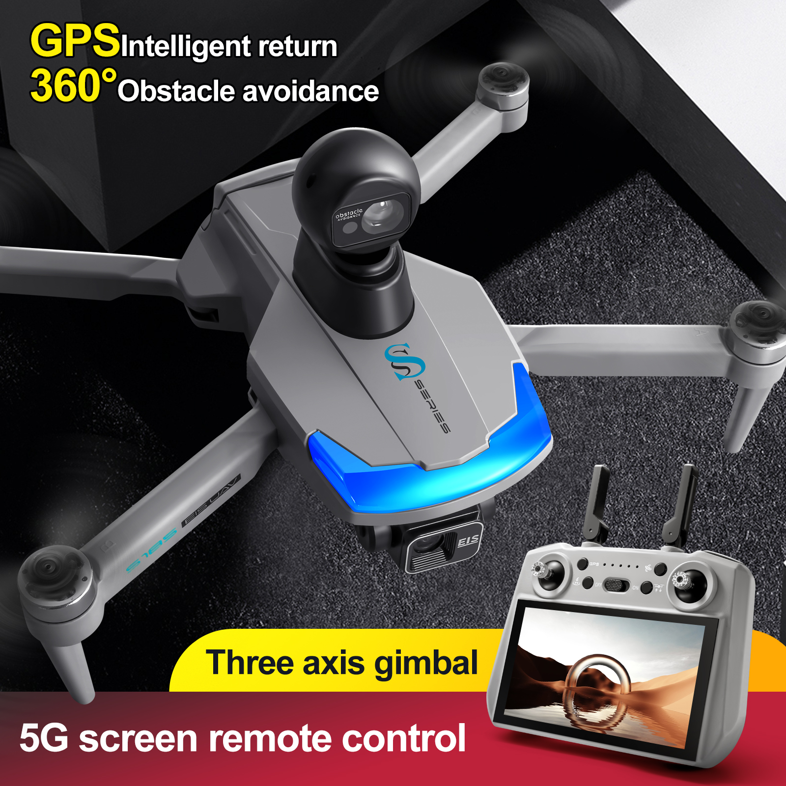 S185 GPS Drone With 5.5inch To - مراجعة Drone Photogrammetry وسعره