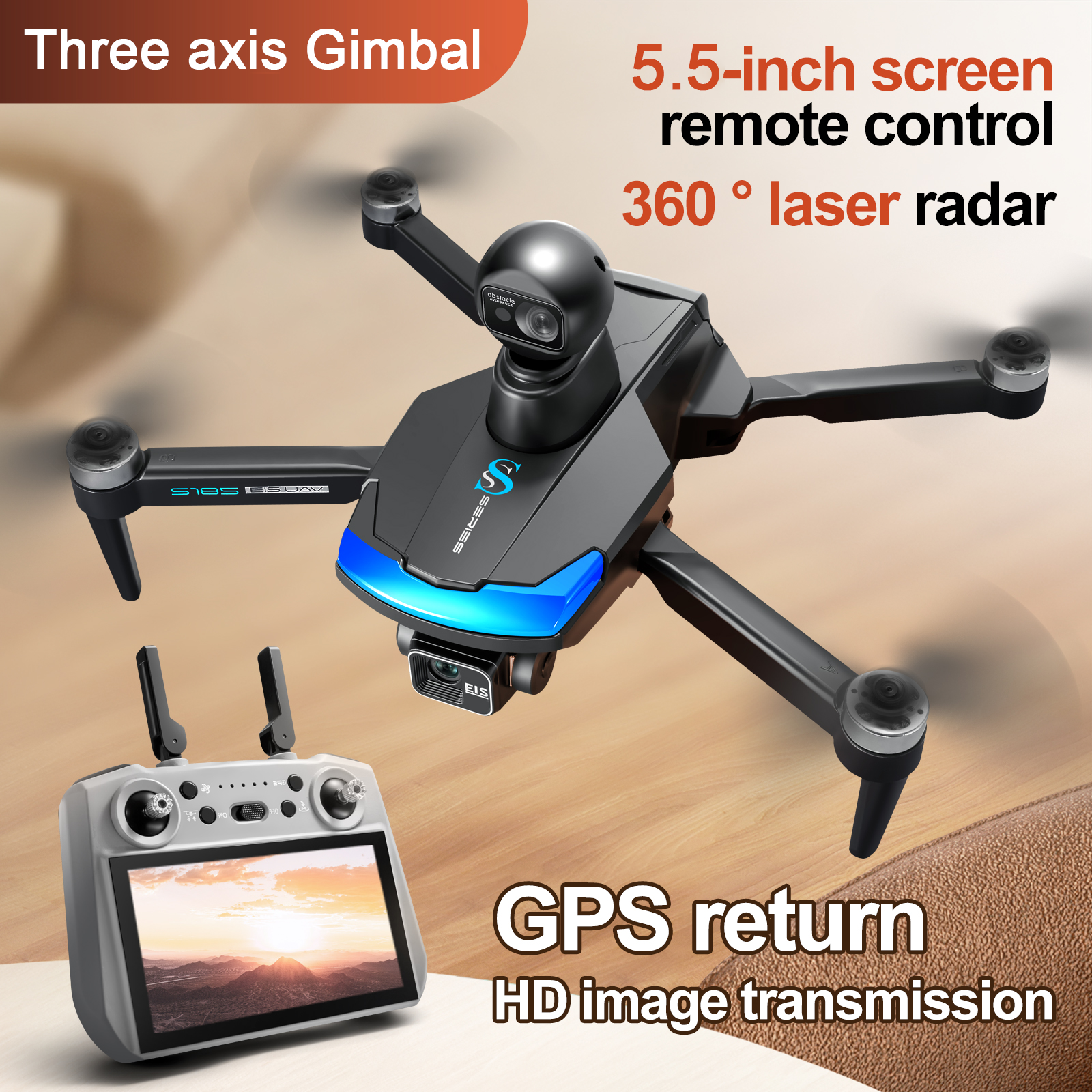 S185 GPS Drone With 5.5inch To - مراجعة Drone Photogrammetry وسعره