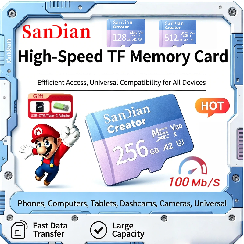 Mini SD Memory Card 128GB 256G - مراجعة Drone Video Production وسعره