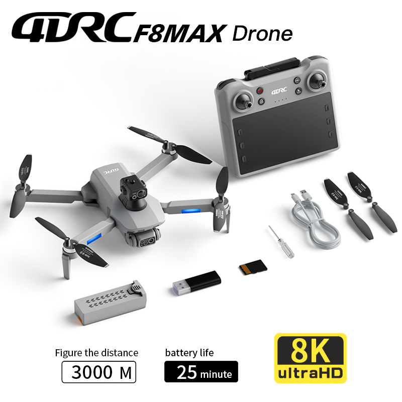 F8 MAX GPS Drone Professional  - مراجعة Drone Surveying وسعره