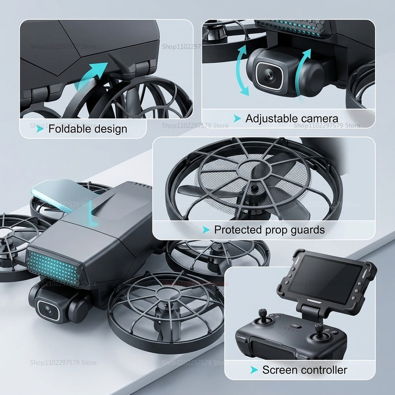 New Drones M8 GPS 8K Professio - مراجعة Drone Mapping وسعره