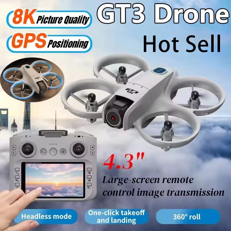 2026 New GT3 Max Drone 8K 5G G - مراجعة Drone Surveying وسعره