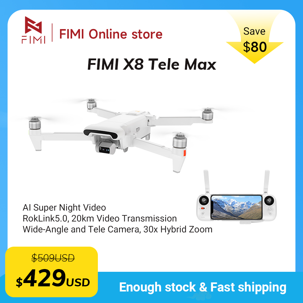 FIMI X8 Tele Max Drone 4K Prof - مراجعة Drone Thermal Imaging وسعره