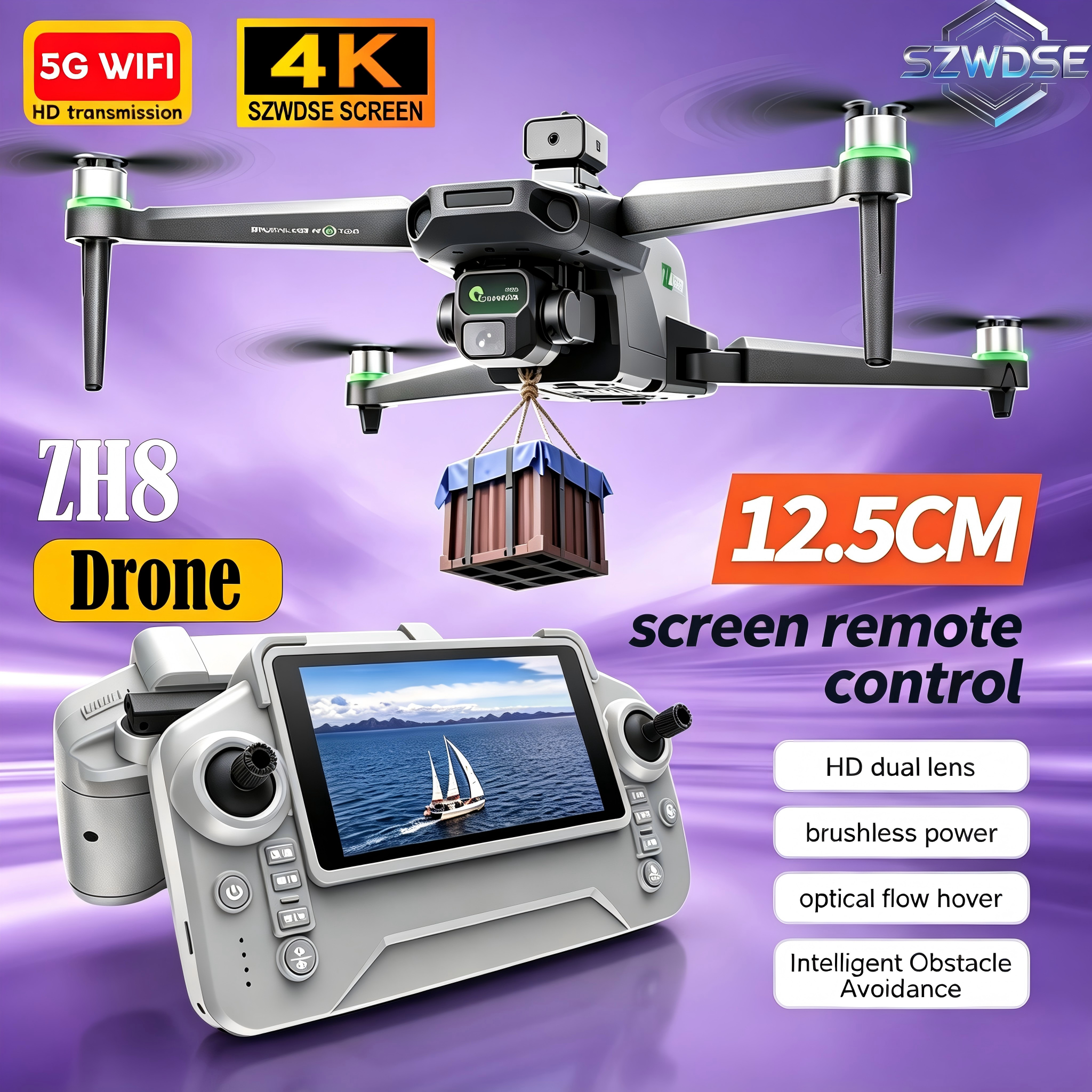 2026 New ZH8 Drone 4K Camera w - مراجعة Drone Multispectral وسعره