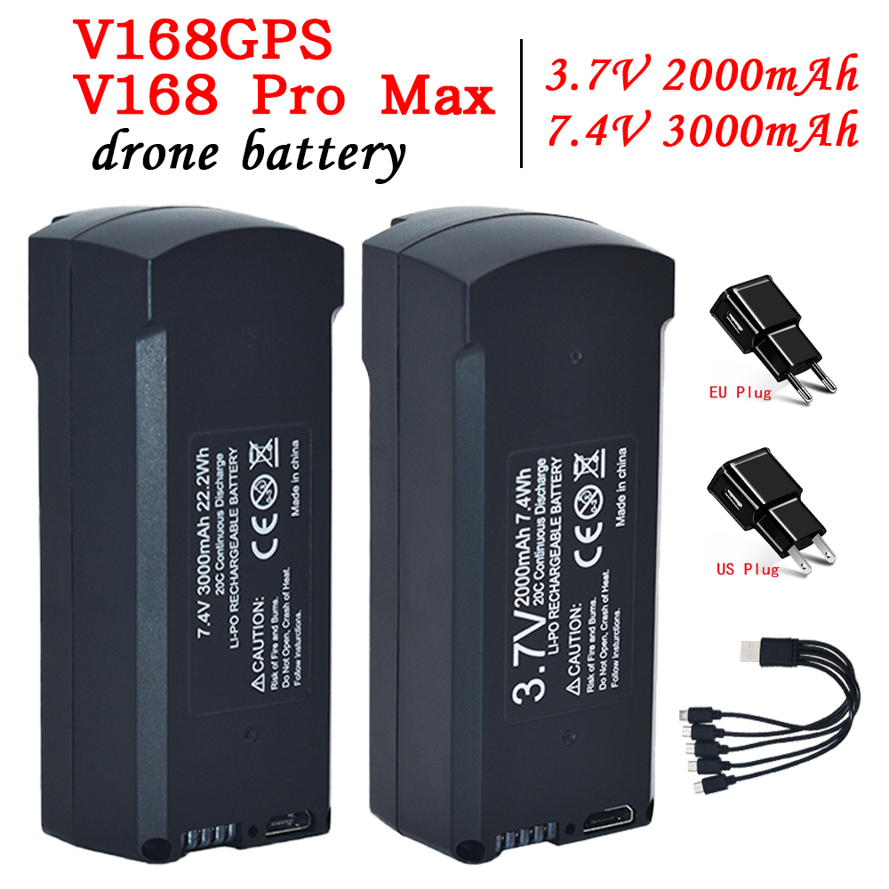 GPS V198 7.4V 3000mAh Battery  - مراجعة Drone Mapping وسعره