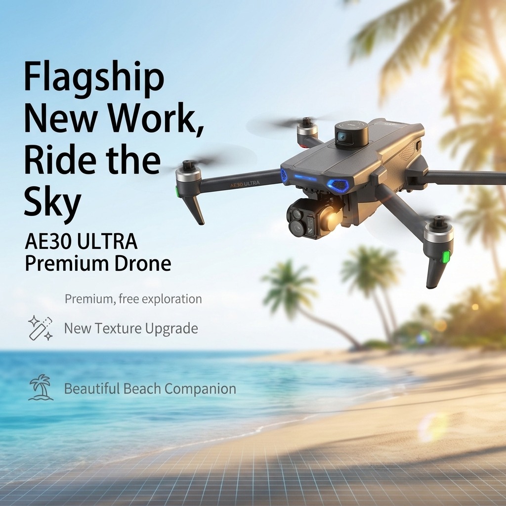 NEW AE30 Ultra GPS Drone 4K Pr - مراجعة Drone Multispectral وسعره